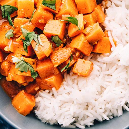 Vega Vrijdag: India fantasie met zoete aardappel