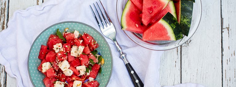 Watermeloendag: Watermeloen met munt en feta