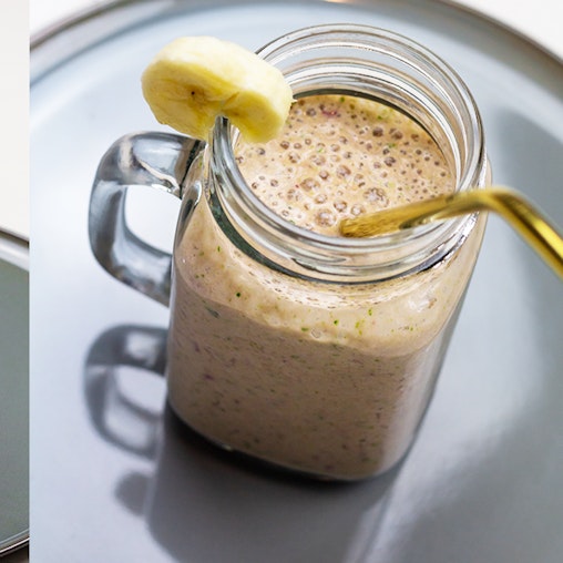 Recept: Post-workout smoothie met banaan en kokoswater