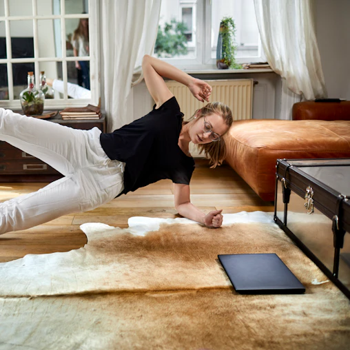 Korte workout bij thuiswerken