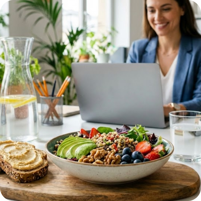 Mood Food: Zo eet je jezelf energiek en productief de werkdag door