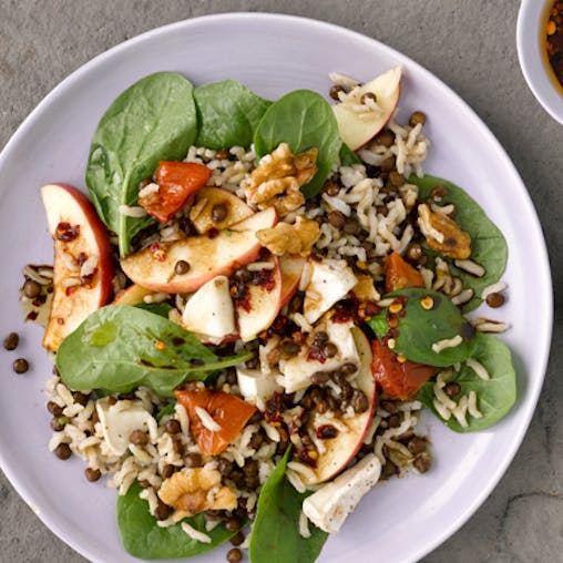 Recept: Linzen-spinazie salade