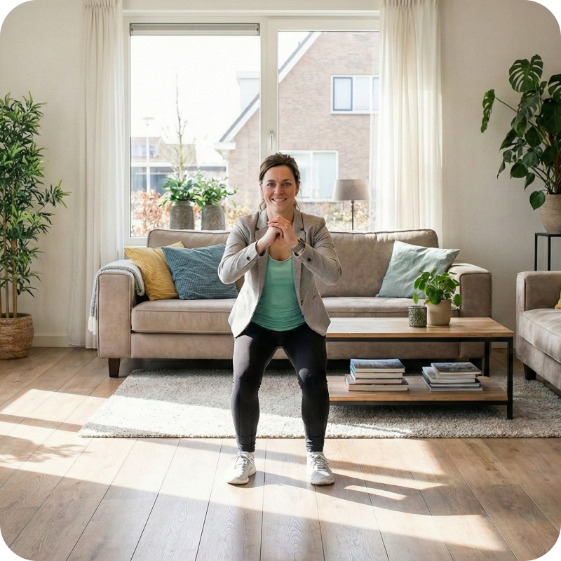 Krachttraining voor thuis: voordelen voor houding en energie
